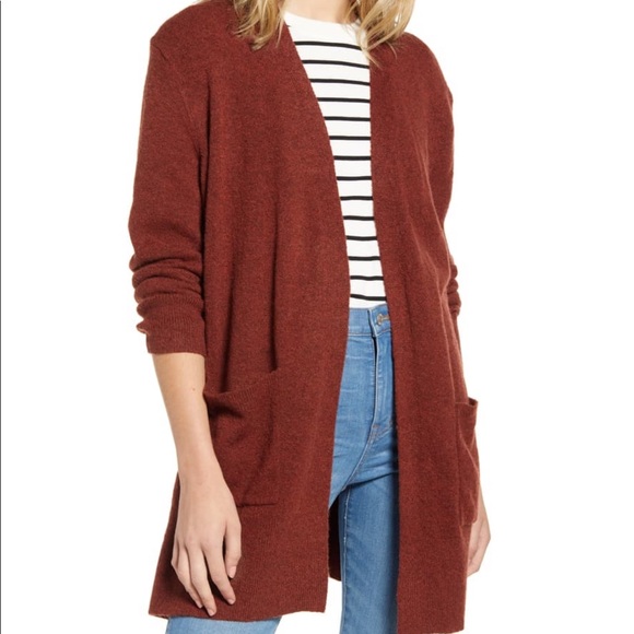 Madewell Sweaters - Madewell Kent Cardigan Sweater Rust Sz L C91